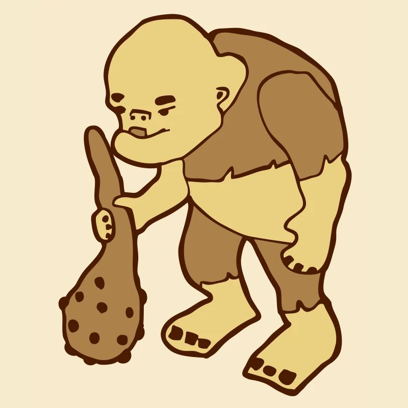 Monster Oger mit Keule