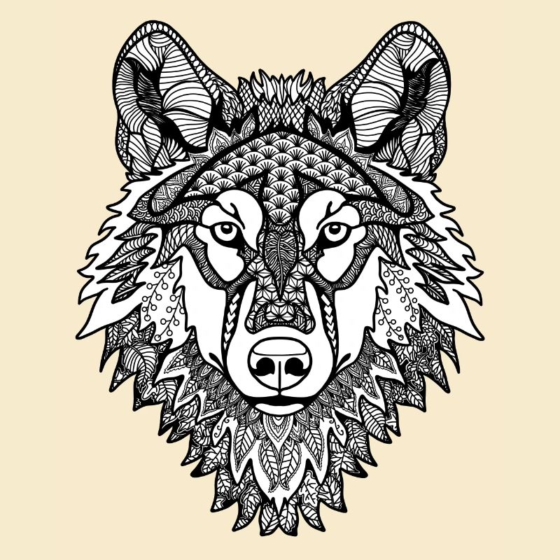 Mandala Wolf