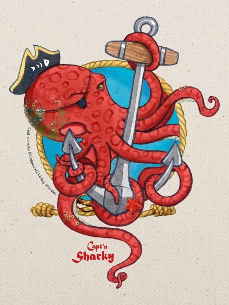 Käpt'n Sharky Riesenkrake