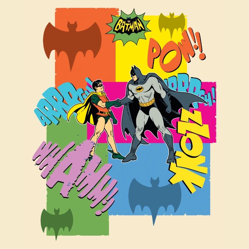 DC Comics Batman Robin Dynamisches Duo Retro