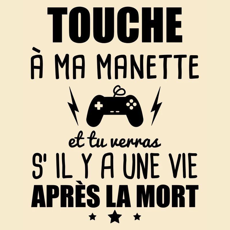 Touche a ma manette, console, geek, gaming, nerd