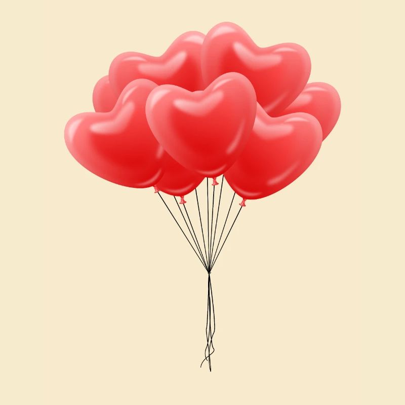 Herz-Luftballons