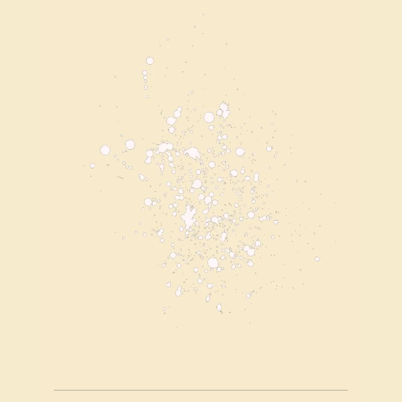 Splatter blob gift idea paint pattern swab