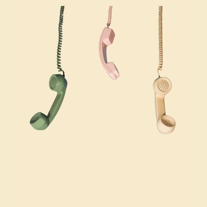 Telefon analog - bunt