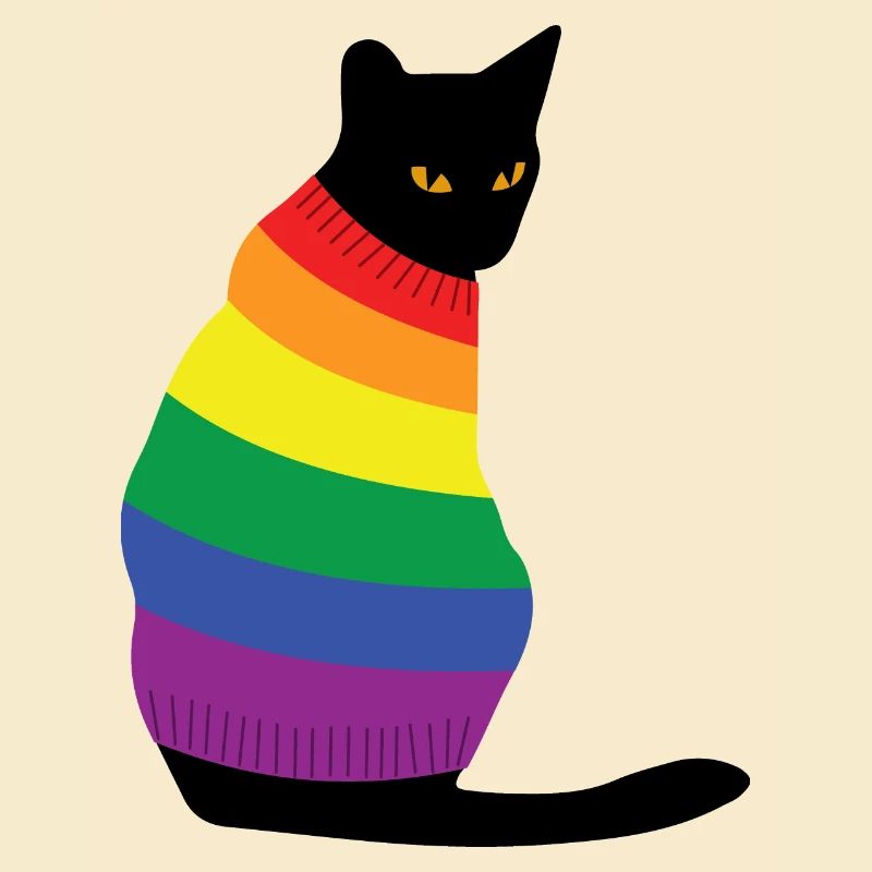 Regenbogenkatze