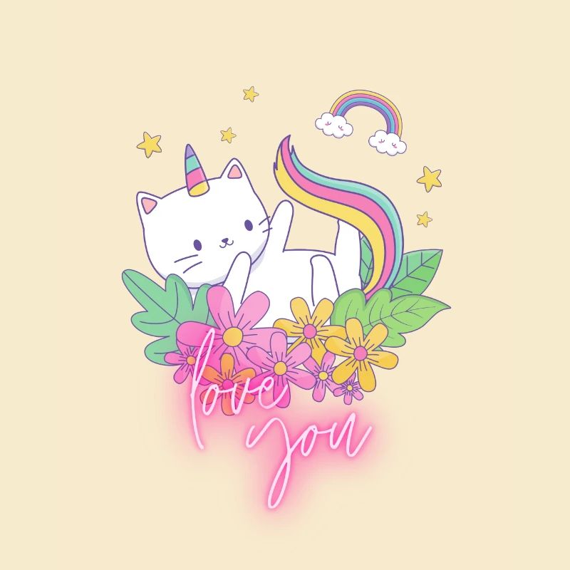 Einhorn-Katze