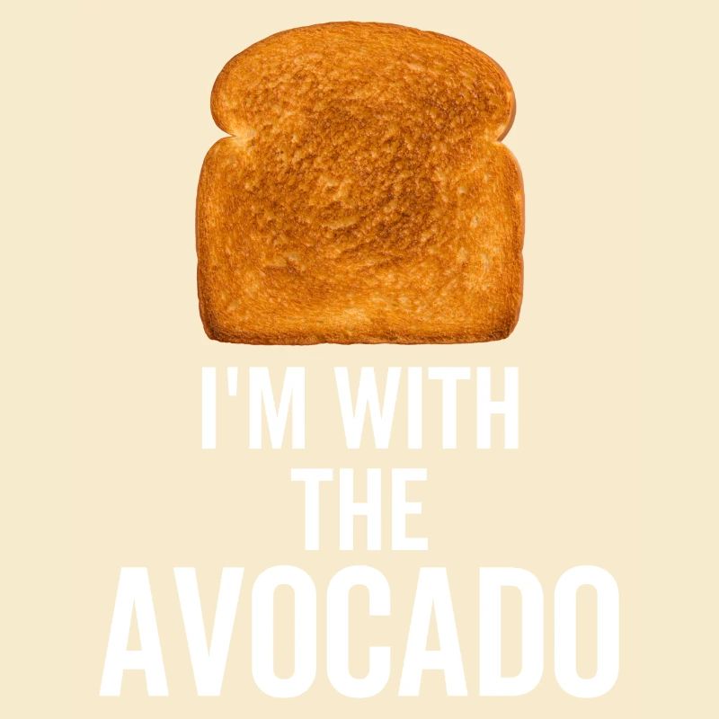 Ich bin mit der Avocado
