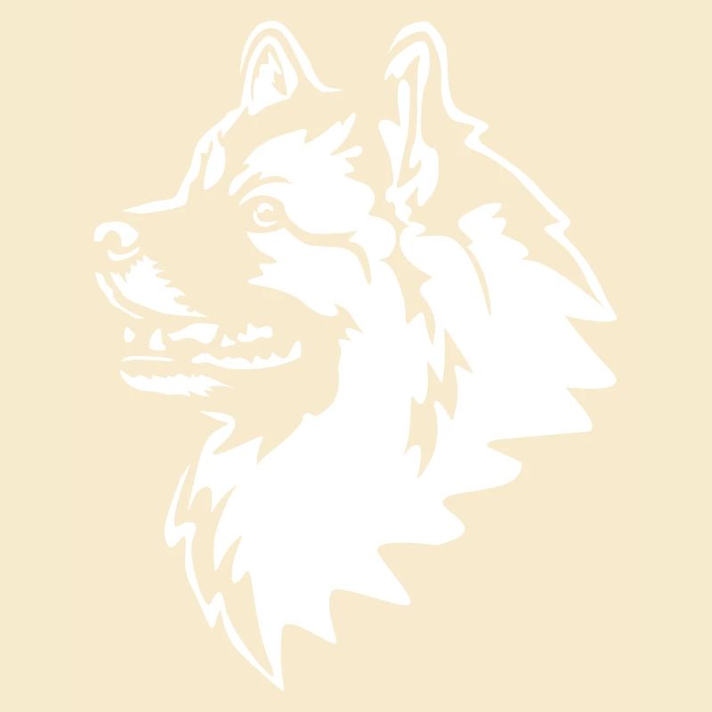 Wolfsspitz Kopf "Black Edition"