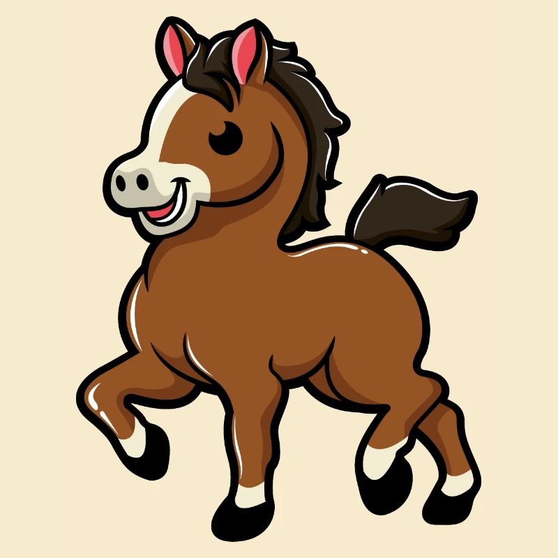 süßes Pferd | Baby Pferd | Fohlen