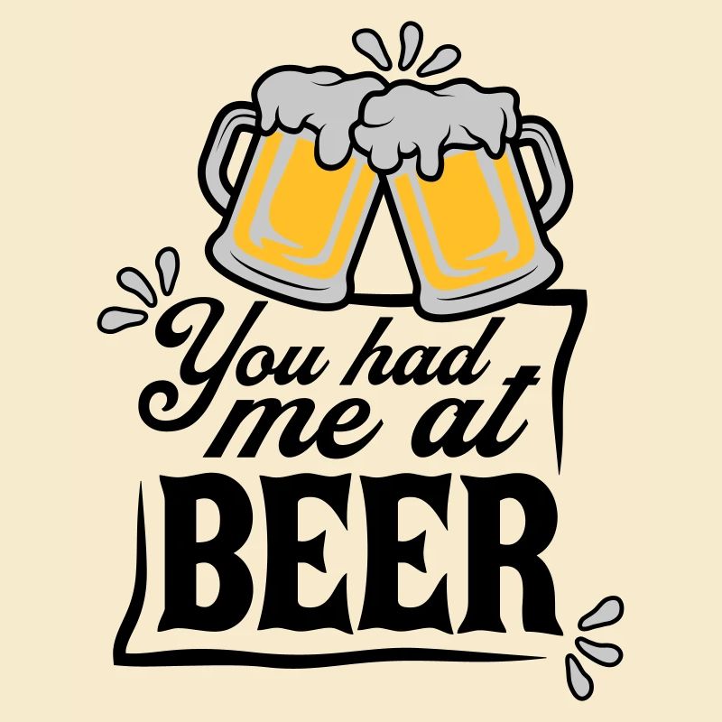 Überredet Bier Spruch