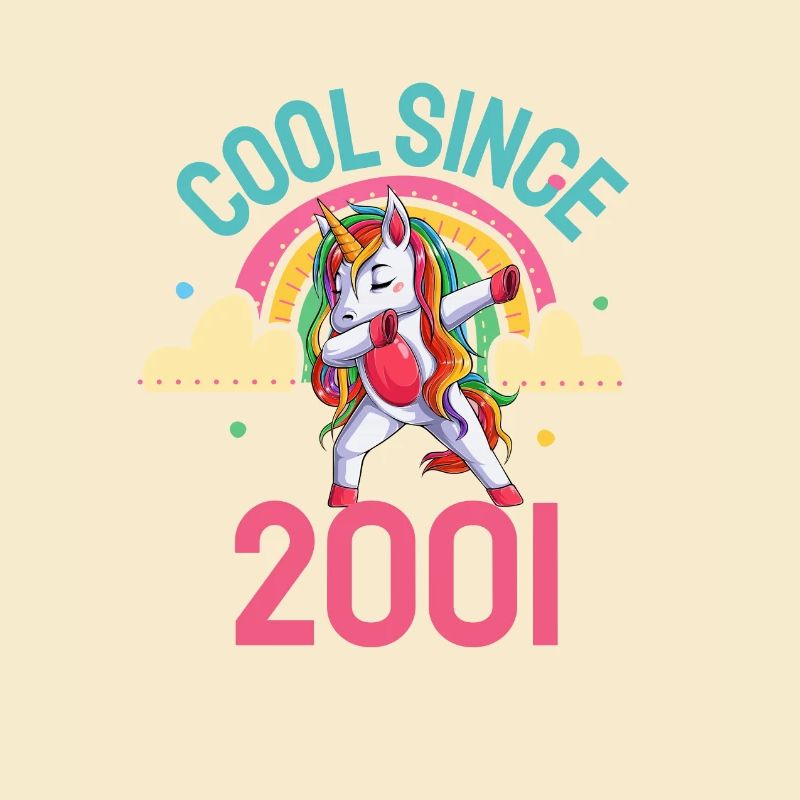 Cool seit 2001 Dabbing Einhorn 21. Geburtstag