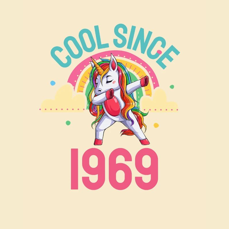 Cool seit 1969 Dabbing Einhorn 53. Geburtstag
