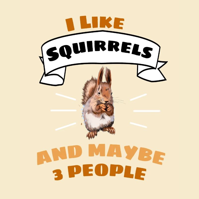 Ich mag Eichhörnchen Tier Geschenk Eichhörnchen