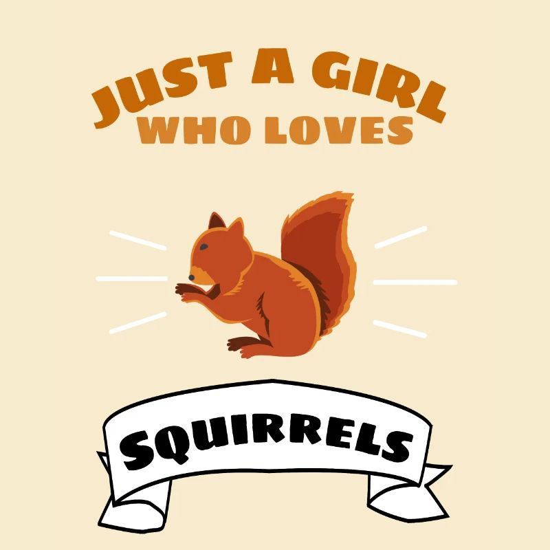 Wald Tier Nagetier Mädchen Geschenk Eichhörnchen
