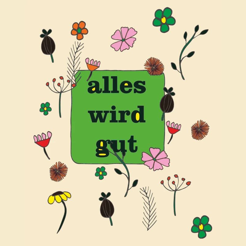 alles wird gut in grün