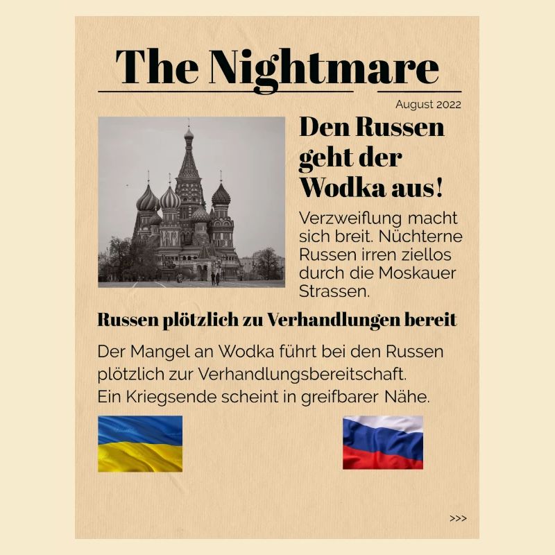 Russisch-Moskauer Nostalgie Design Ironisch