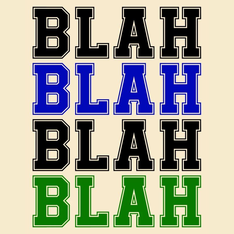 blah blah blah