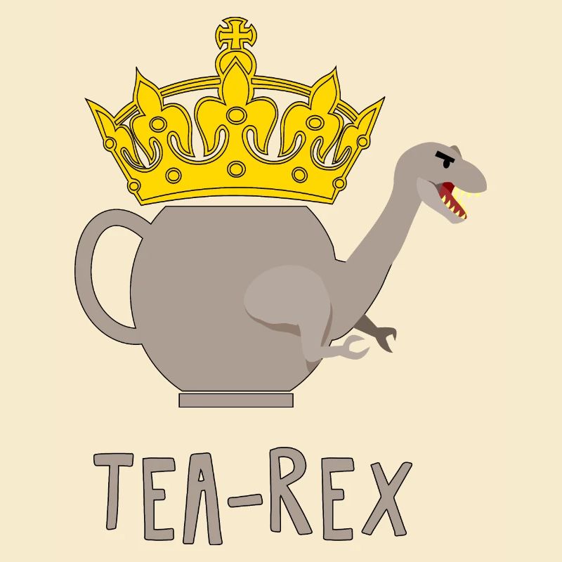 Tea-Rex - T-Rex jeu de mots bestial fun4m3
