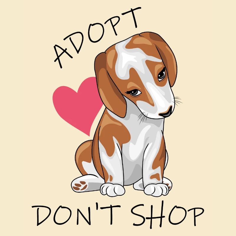 Süßer Beagle. Adoptieren