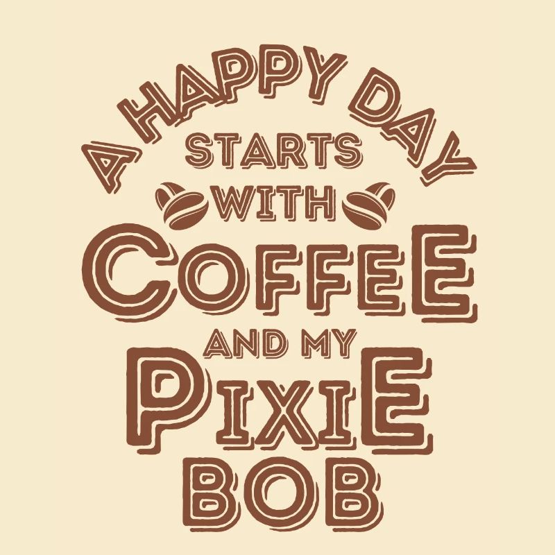 Pixie Bob Katze Kaffee Cafe