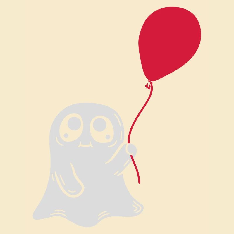 Luftballon Geist Comic Design