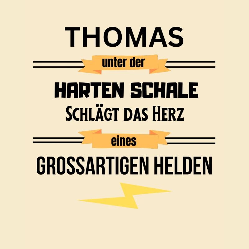 Thomas unter harte Schale eines Großartigen Helden