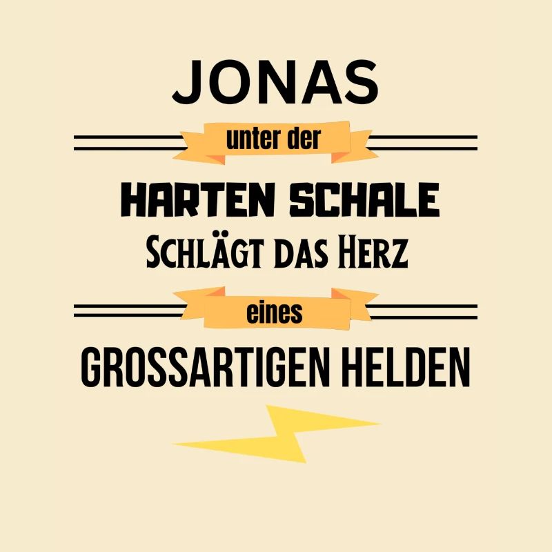Jonas unter harte Schale eines Großartigen Helden