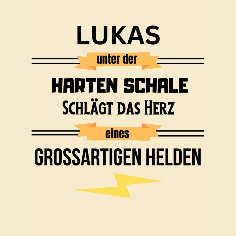 Lukas unter harte Schale eines Großartigen Helden