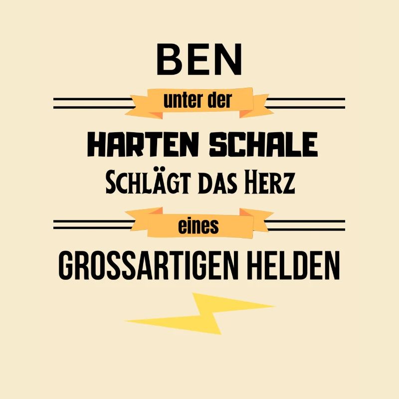 Ben unter harte Schale eines Großartigen Helden