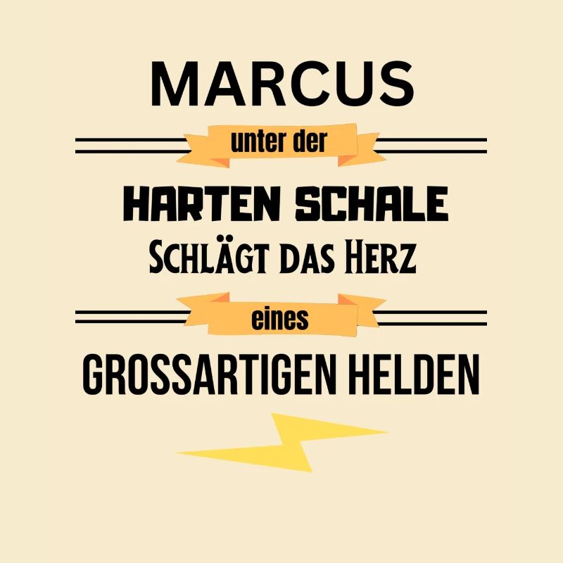 Marcus unter harte Schale eines Großartigen Helden
