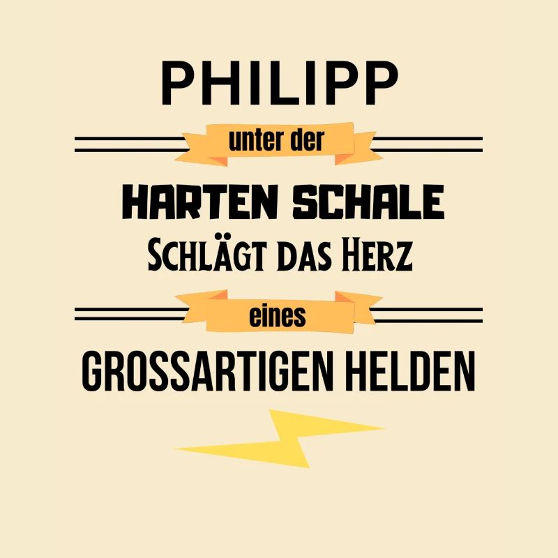 Philipp harte Schale eines Großartigen Helden