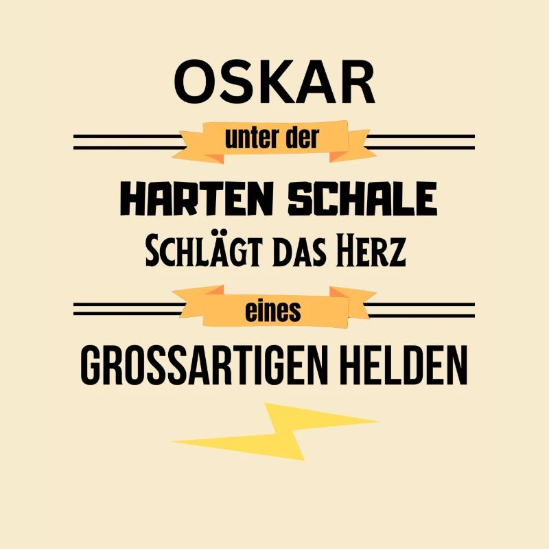 Oskar unter harte Schale eines Großartigen Helden