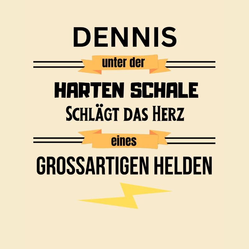 Dennis unter harte Schale eines Großartigen Helden