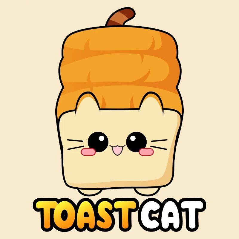 Toast Cat Kitty Bread Cat Bread moodrush