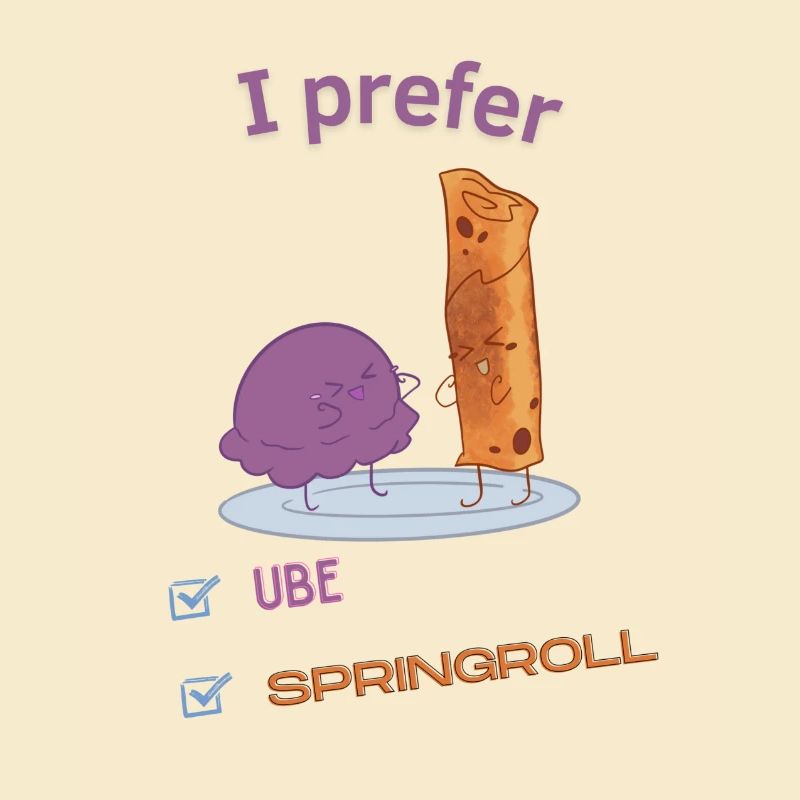 Ube or springroll