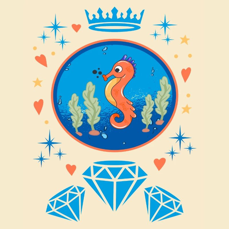 Insigne d’hippocampe Diamond