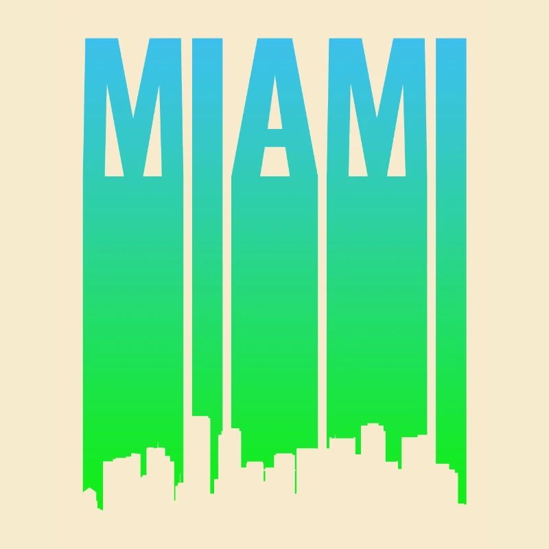 Miami Skyline Gradient