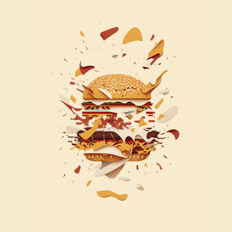 Burger Exploded | Deconstructed Burger