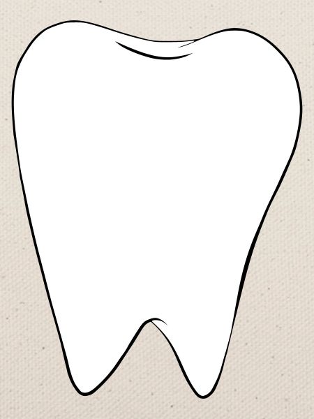White tooth