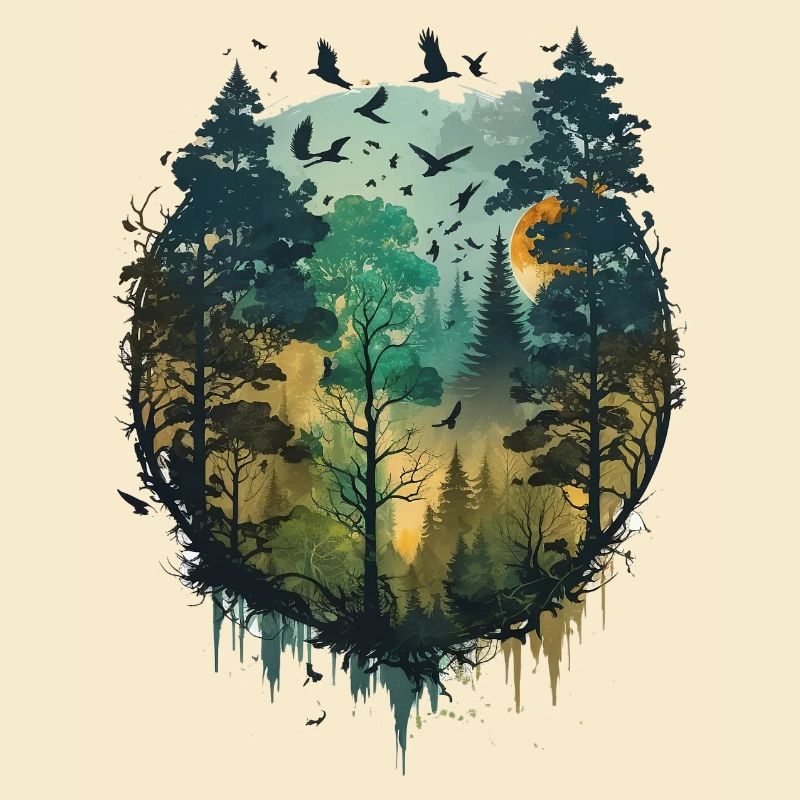 Waldmotiv - Wald - Logo