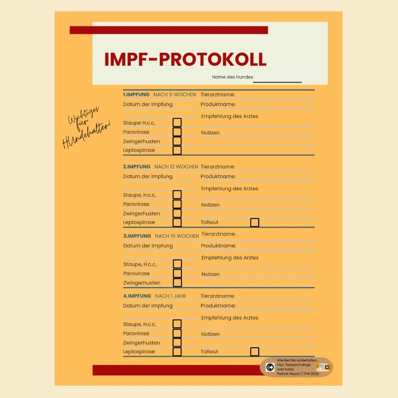 Protocole de vaccination