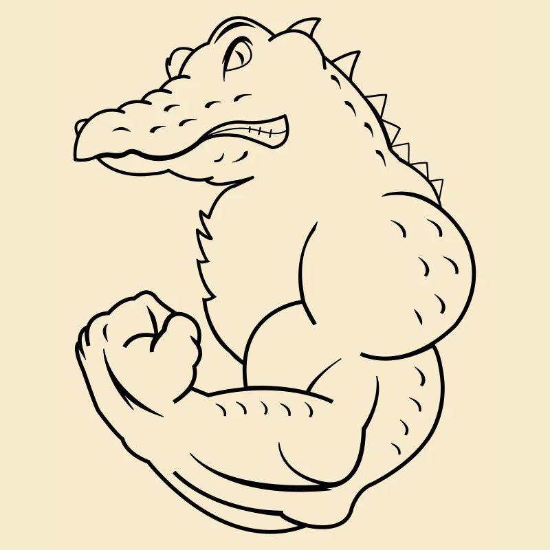 strong crocodile