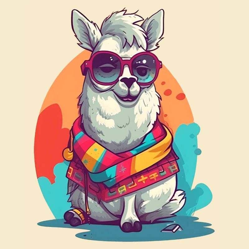 Pas de drame, juste du lama !