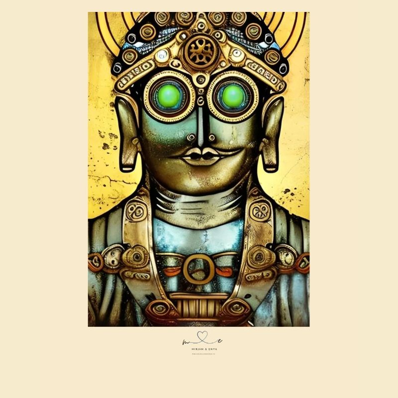 Buddha - Steampunk -Transparent