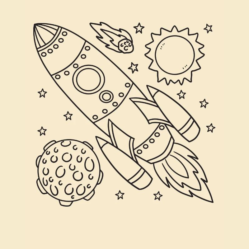 Rakete Weltraum Spaceship
