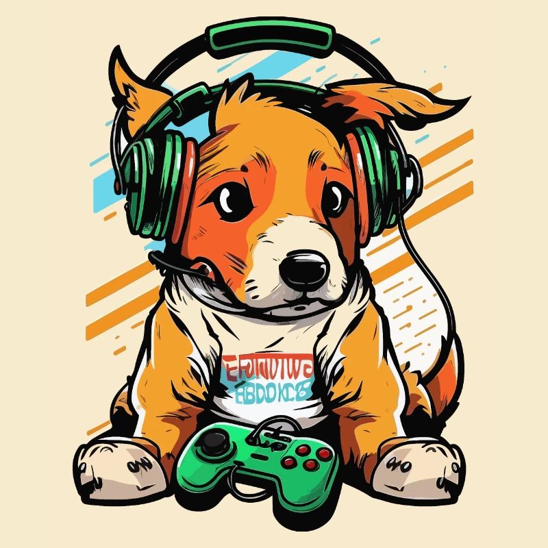 Chiot de jeu