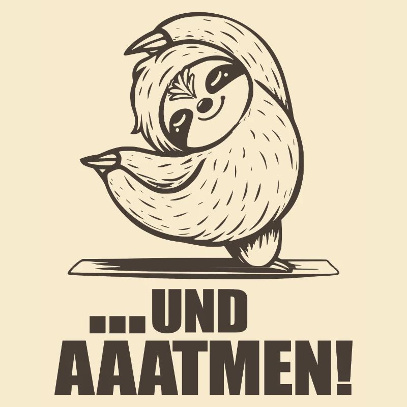 Faultier Lustiger Spruch Atmen