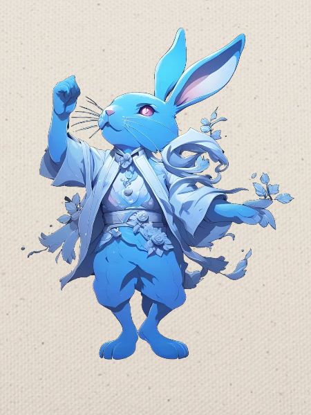 CONIGLI0 HELLBLAU
