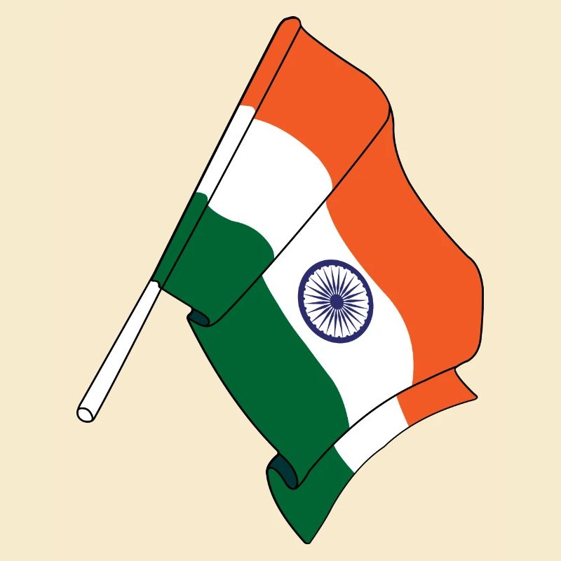 Flagge Indien