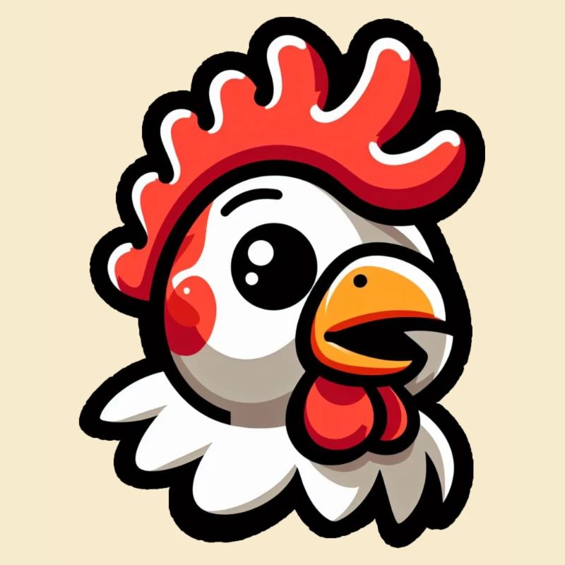 Huhn Kopf Comic